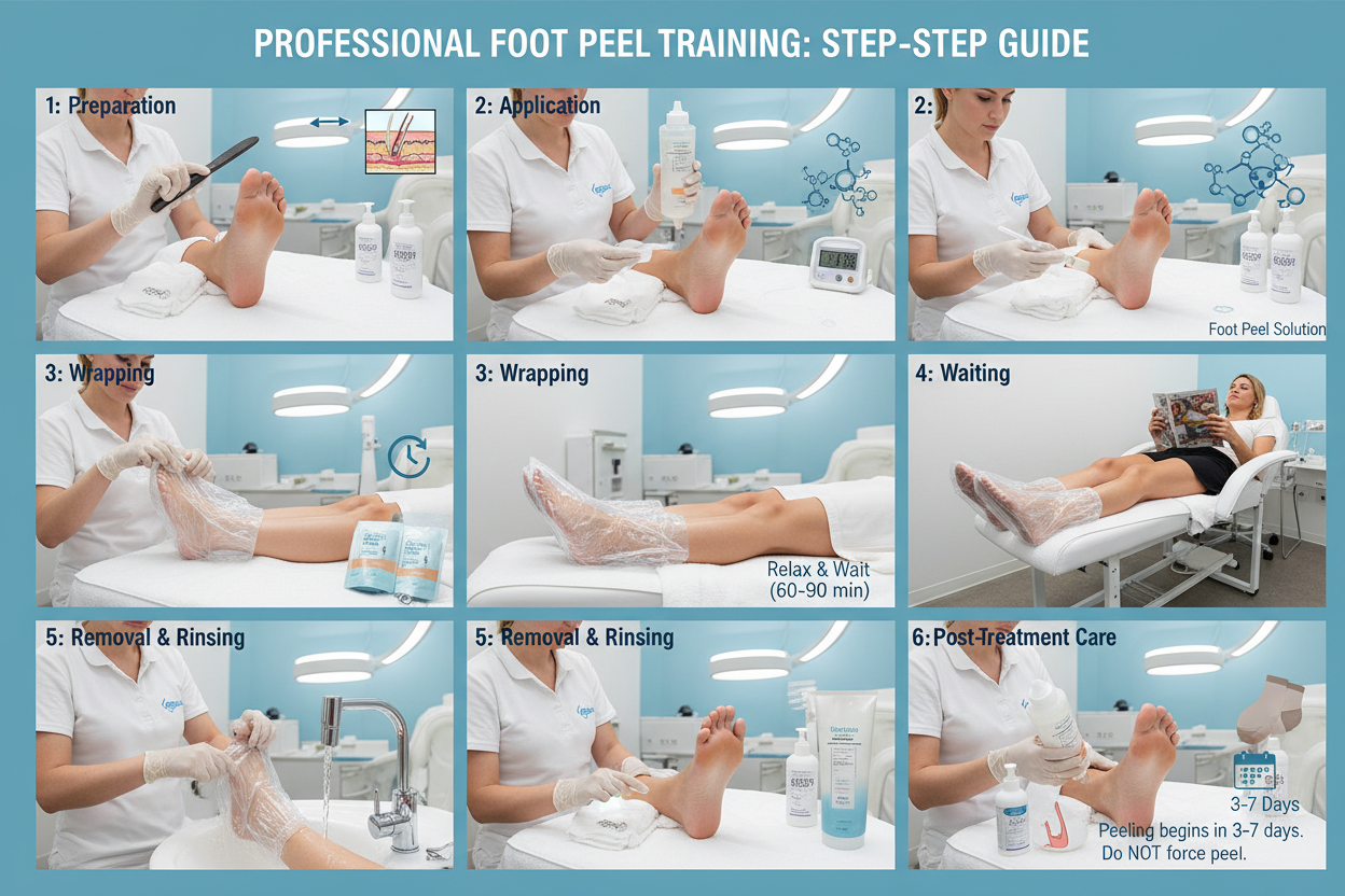 foot peel training