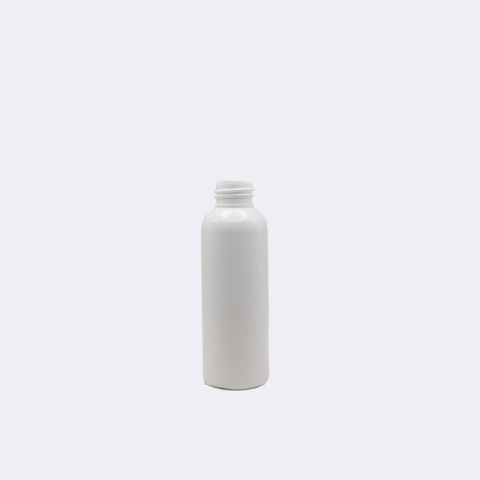 100ml Boston Bottle – White HDPE