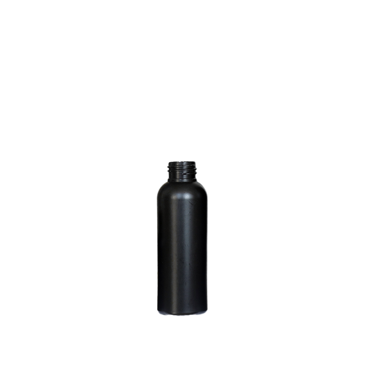 100ml Boston Bottle – Black HDPE