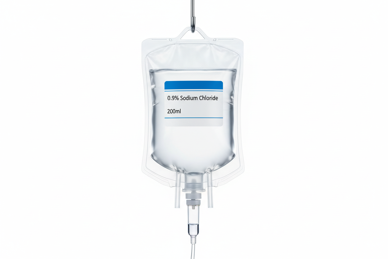saline bag 200ml